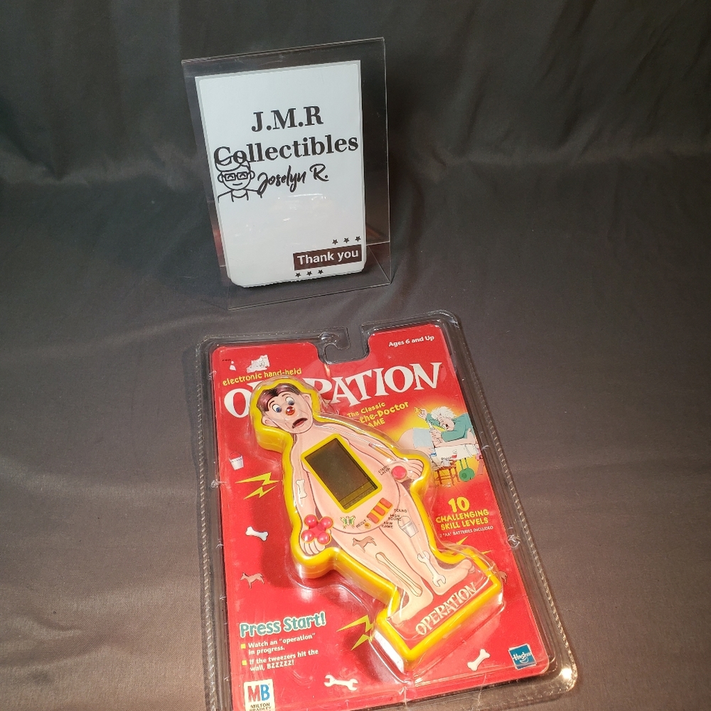 Vintage Electronic Handheld Operation Game Hasbro 1998, NOT Tested!